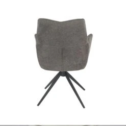 Indus Valley Camden Swivel Dining Chair, Chenille -Dunelm Shop 30988242 alt05