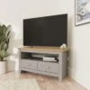 Return - Lancaster Corner TV Stand For TV's Up To 42", Grey 2 Return - Lancaster Corner TV Stand For TV's Up To 42", Grey -Dunelm Shop 30989857